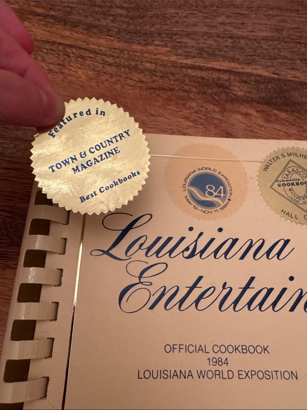 Louisiana Entertains Official Cookbook 1984 Louisiana World Exposition - Picture 6 of 6